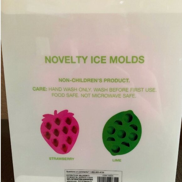NEW in Package Garden Party Novelty Ice Molds Chocolate Jello Molds Set of 3 NEW - Picture 7 of 7